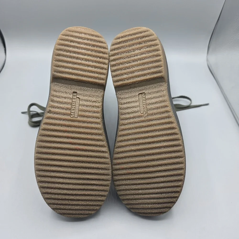 Merrell Holly Boots‎ Womens 6 Olive Green Quilted Waterproof Winter Rain Booties